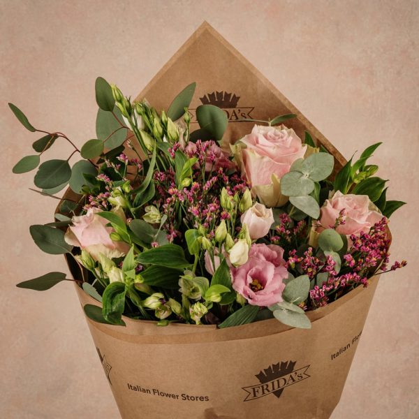 Pink Flower Bouquet, Frida's fresh flowers home delivery