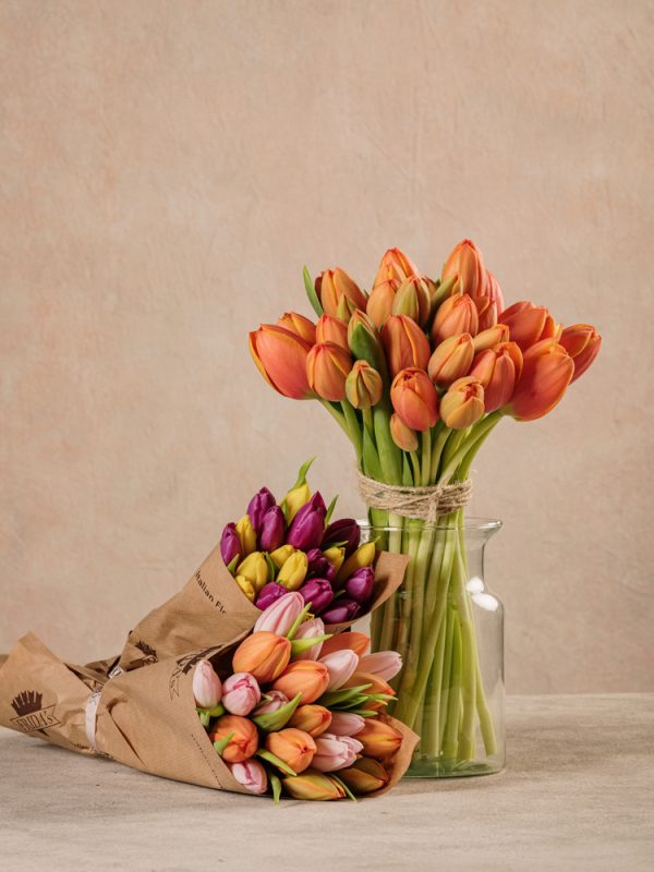 Bouquet di tulipani, fiori freschi online con consegna a domicilio