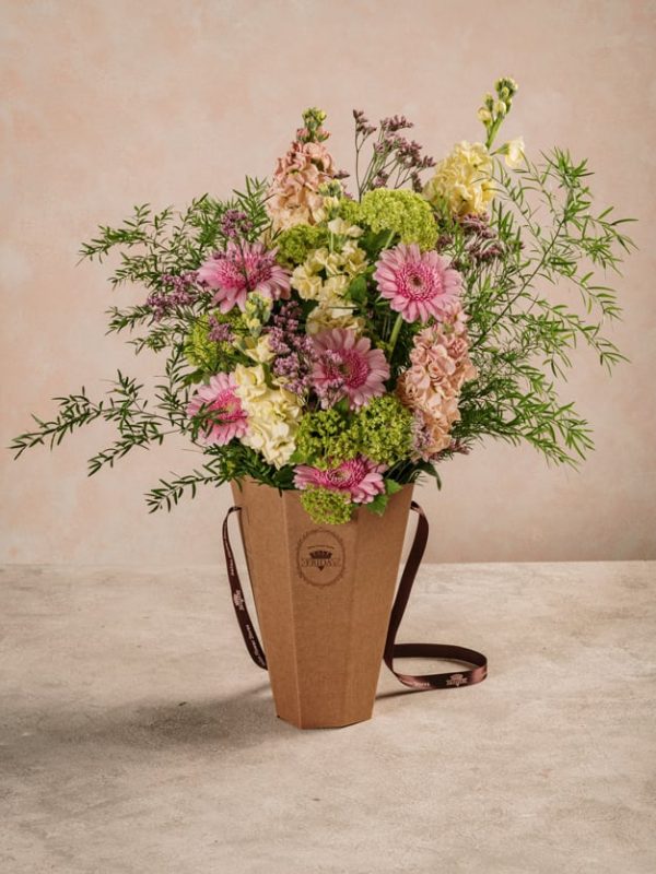 Flower Basket Euforia, bouquet in cono Spring Collection Frida's