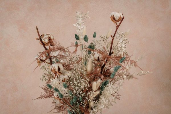 Bouquet Islanda, creazioni con fiori di cotone by Frida's
