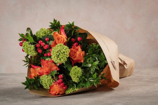 Bouquet Vitaminico fiori confezionati con carta Frida's
