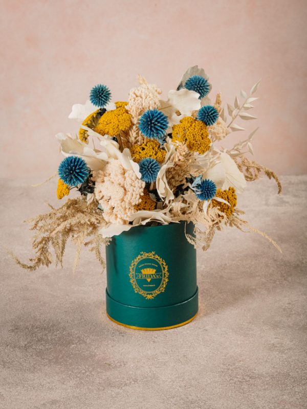 Cappelliera Mini Braies piccolo bouquet di fiori secchi e stabilizzati