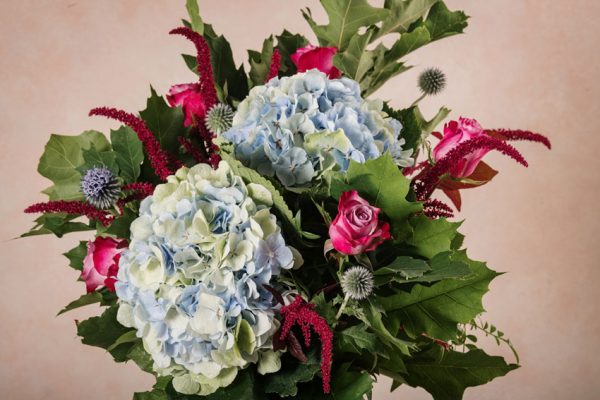 Bouquet Trionfo bellissimo mazzo con ortensie chiare