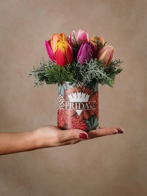 Sushi Multi-Tulip composizione floreale Winter Collection Frida's