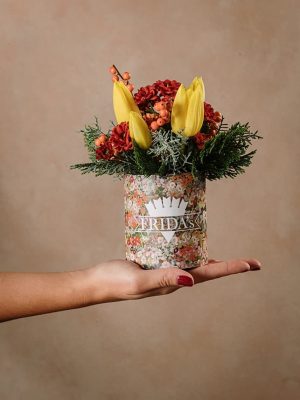Sushi Senape composizione floreale Winter Collection Frida's
