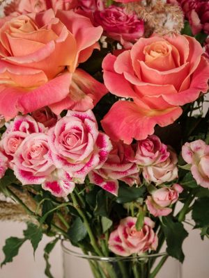 Bouquet Vitaminico roselline ramificate rosa