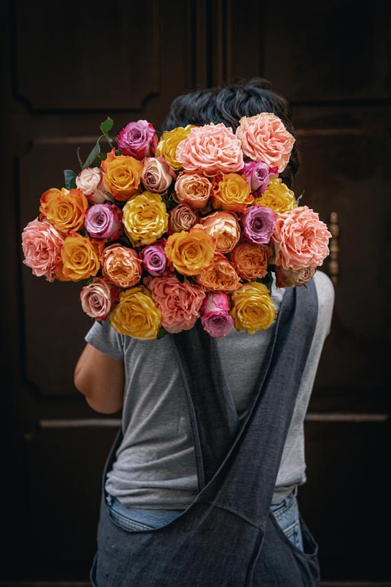 Bouquet di rose colorate Frida's