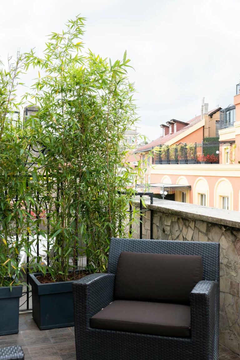 Allestimenti floreali su terrazze